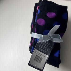 PS Studio Multi-color Polka Dots Six Pairs of Socks NWT